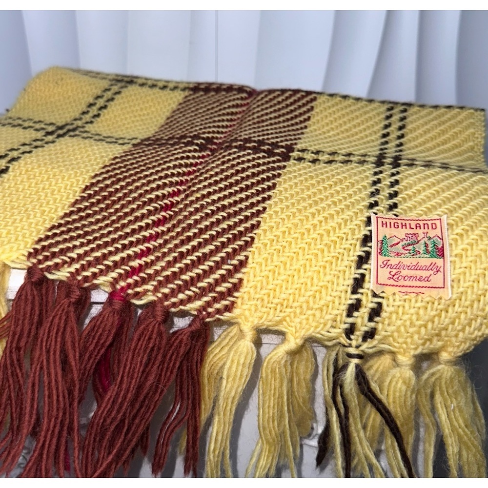Highland Individually Loomed Plaid Scarf